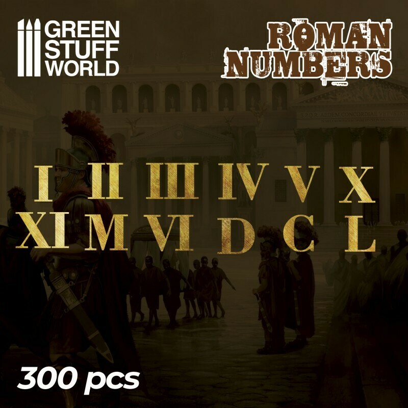 Römische Zahlen Roman Numbers - Greenstuff World