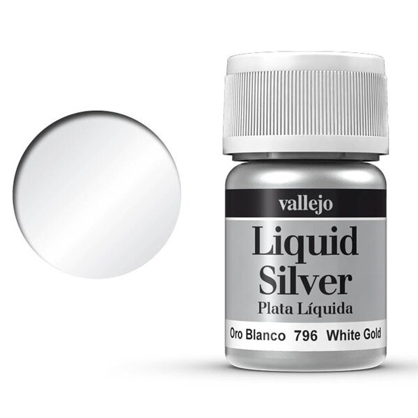 Liquid Silver - White Gold 792 - Vallejo