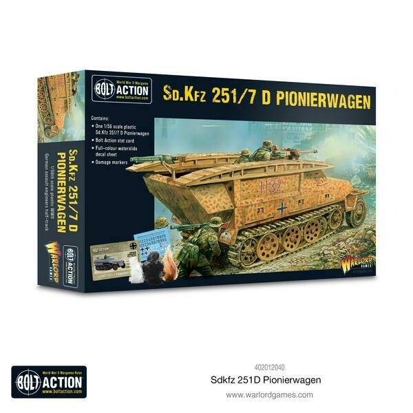 Sd.Kfz 251/7 D Pionierwagen German - Bolt Action