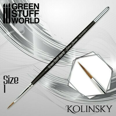 SILVER SERIES Kolinsky Haarpinsel - 1 - Greenstuff World