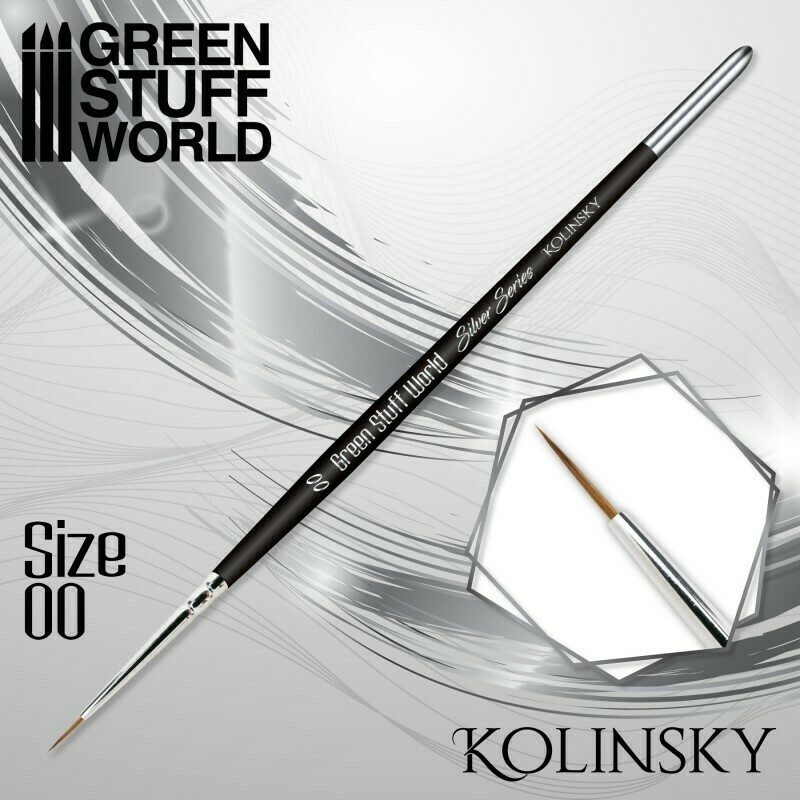 SILVER SERIES Kolinsky Haarpinsel - 00 - Greenstuff World
