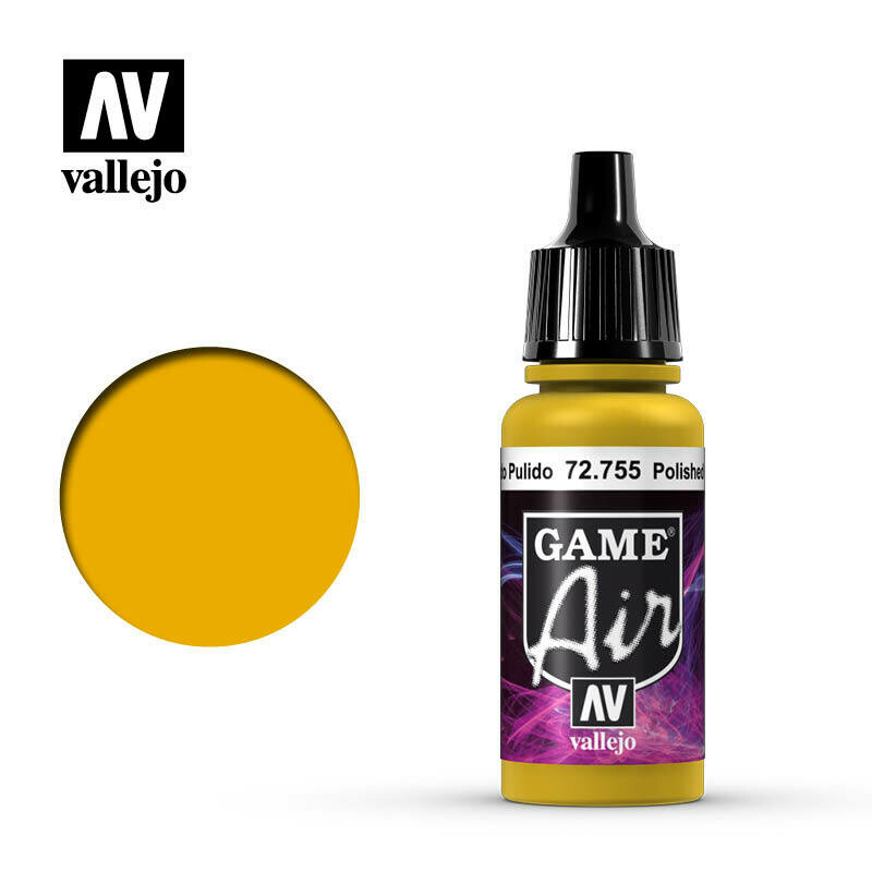 Vallejo Game Air - Polished Gold (17ml)