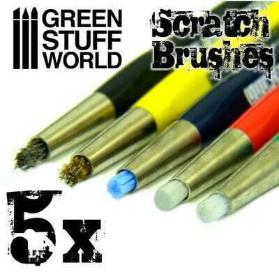Scratching-Pinseln Scratch Brushes - Greenstuff World