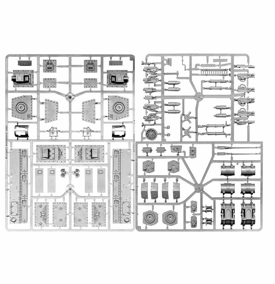 MO: Baneblade-Seitenkuppeln und -Zubehör - Warhammer 40.000 - Games Workshop MO: Baneblade-Seitenkuppeln und -Zubehör - Warhammer 40.000 - Games Workshop