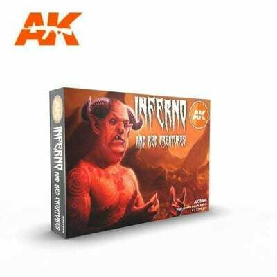Inferno and Red Models Creatures-(3rd-Generation)-(6x17mL) - AK Interactive