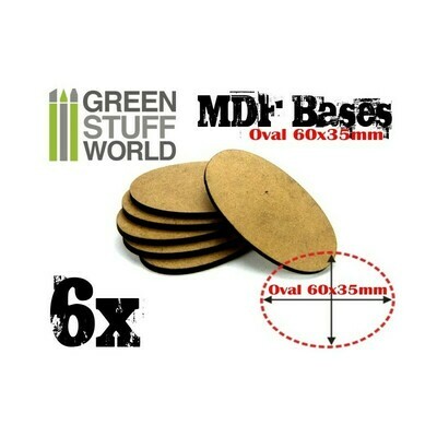 60x35mm AOS oval MDF Basen - Greenstuff World