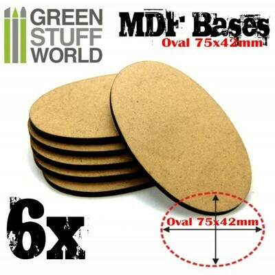 60x35mm AOS oval MDF Basen - Greenstuff World