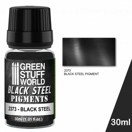 Pigment BLACK STEEL Pigments - Greenstuff World