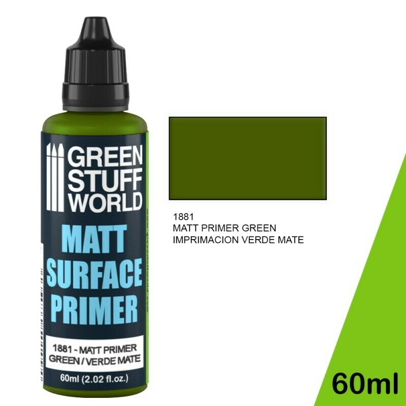 Matt Grün Grundierung 60ml Matt Surface Primer - Greenstuff World Matt Grün Grundierung 60ml Matt Surface Primer - Greenstuff World