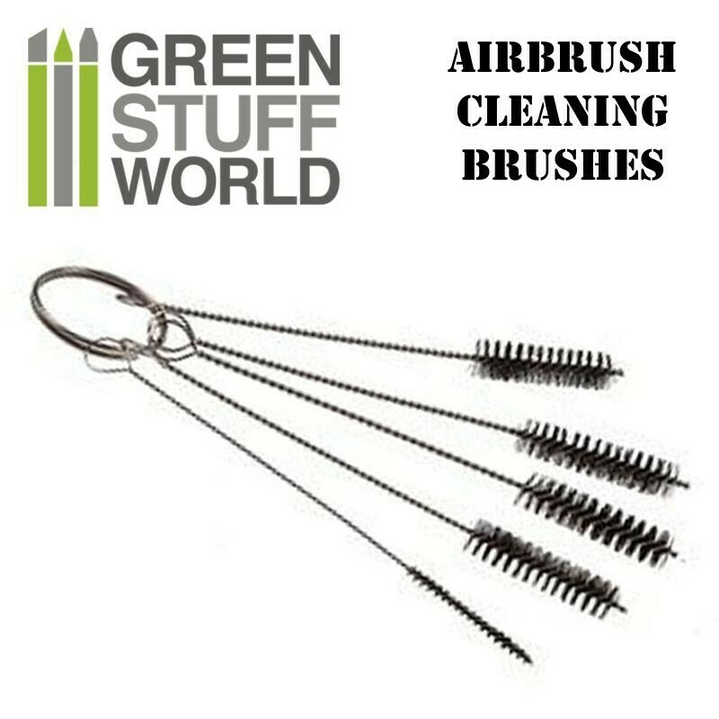 Airbrush-Reinigungsbürsten-Set Airbrush Brushes - Greenstuff World