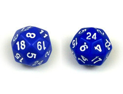 Deltoidal d24 (1) - Weiss - The Dice Lab