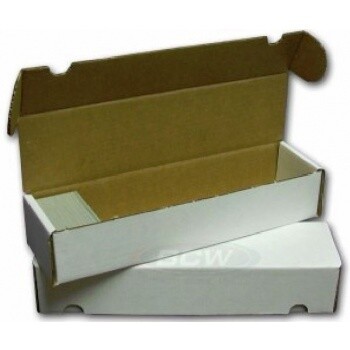 Cardbox / Fold-out Box for Storage of 1.000 Cards