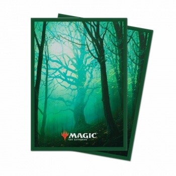 UP - Standard Deck Protector - Unstable Lands Forrest (100 Sleeves)