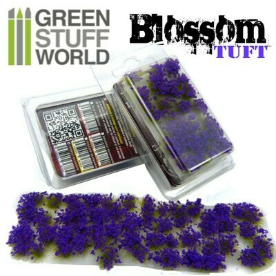 Blumenbüschel Blossom - Selbstklebend - 6mm - VIOLETTE Blumen - Greenstuff World