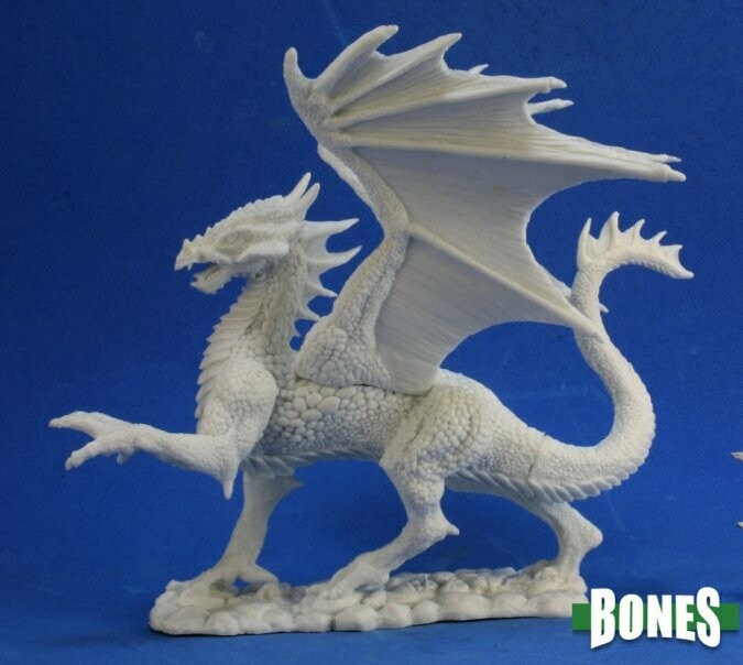 Silver Dragon - Bones - Reaper Miniatures