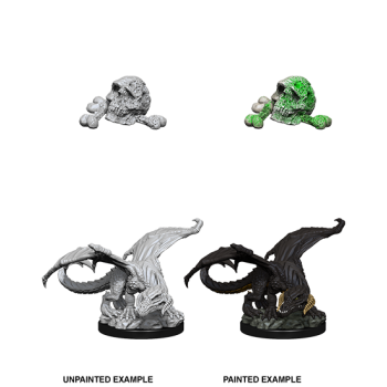 D&D Nolzur's Marvelous Miniatures - Black Dragon Wyrmling