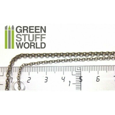 Hobby Kette 3 mm Chain - Voll 1 Meter - Greenstuff World
