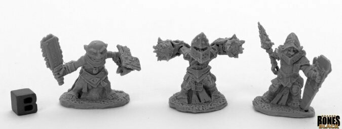 Bloodstone Gnome Warriors (3) - Bones - Reaper Miniatures