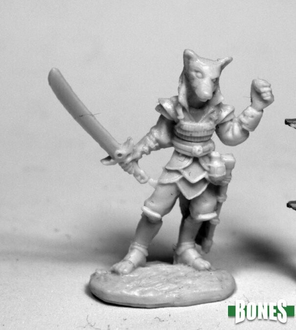 Kogo, Male Kitsune - Bones - Reaper Miniatures
