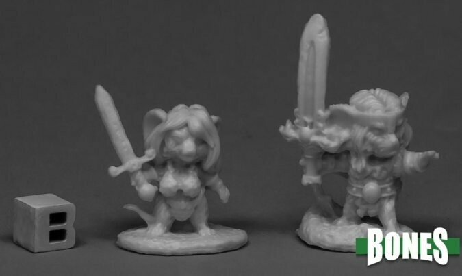 Barbarian Mouslings (2) - Bones - Reaper Miniatures