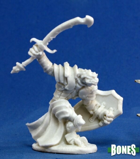 Dragonman Warrior - Bones - Reaper Miniatures