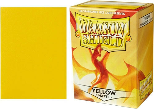 Yellow Matte Standard Size - Dragon Shield