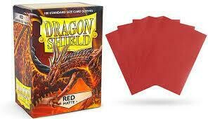 Red Matte Standard Size - Dragon Shield