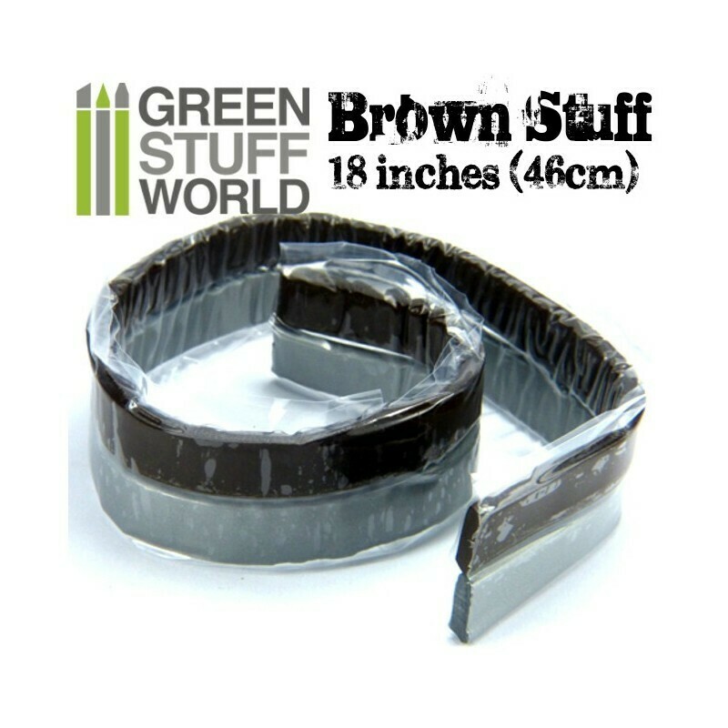 Brown Stuff Modelliermasse Rolle 46 cm - 18 Zoll - Greenstuff World Brown Stuff Modelliermasse Rolle 46 cm - 18 Zoll - Greenstuff World