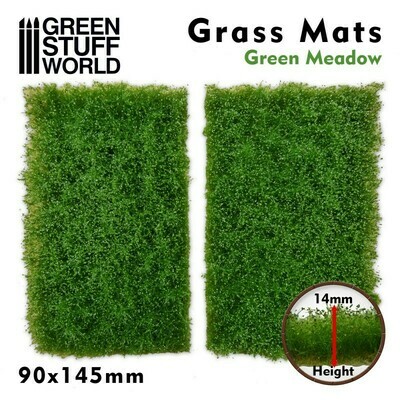 Grasmattenausschnitte - Grüne Wiese - Green Meadow - Greenstuff World