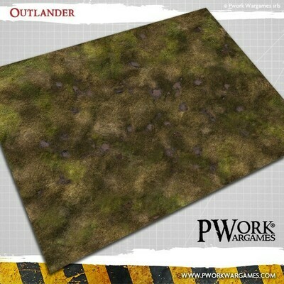 Outlander 4'x6'- Wargames Terrain Mat Rubber- PWork Wargames