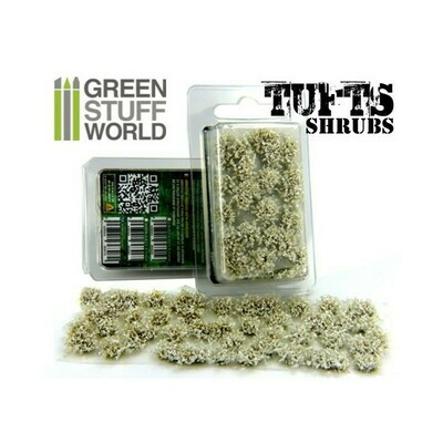 Shrubs TUFTS - 6mm self-adhesive - WHITE- Greenstuff World