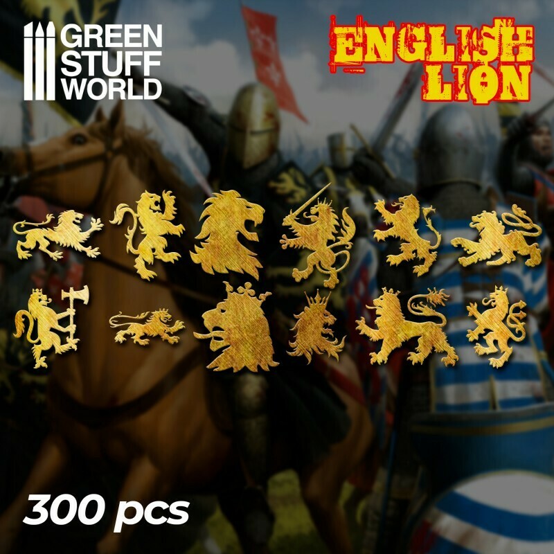 English Lion Symbols - Greenstuff World English Lion Symbols - Greenstuff World