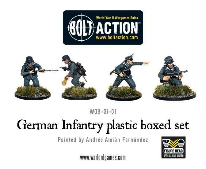 WWII German Infantry plastic set - Warlord Games