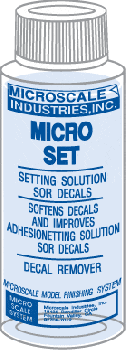 Micro Set Solution - 1 oz. bottle (Decal Setting Solution/Remover) - Microscale Industries