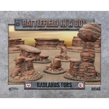 Battlefield in a Box - Badland's Tors - 25-35mm Scale - GF9