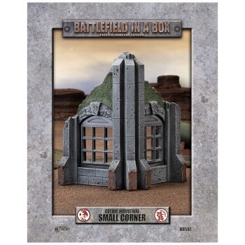 Battlefield in a Box - Gothic Industrial Ruins - Small Corner - 25-35mm Scale - GF9
