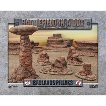 Battlefield in a Box - Badland's Pillars - 25-35mm Scale - GF9