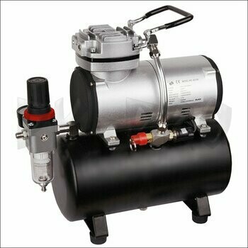 Hobby Airbrush Kompressor mit dem Druckbehälter Fengda® AS-186 A 