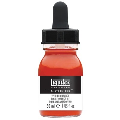 Liquitex Professional Acrylic Ink 30ml Flasche Rotorange Leuchtend (620) - Vivid Red Orange