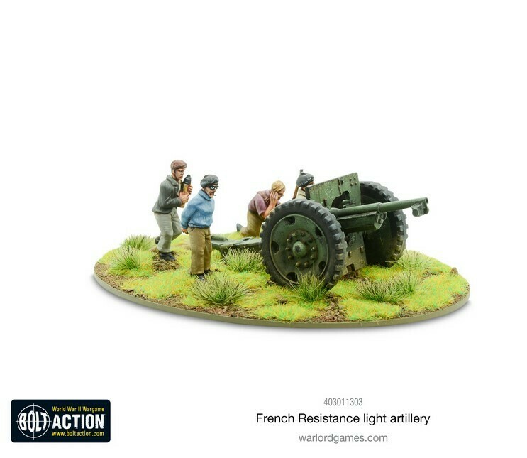 French Resistance Light Artillery - Bolt Action