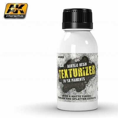 Texturizer - Acrylic Resin - To Fix Pigments - AK Interactive