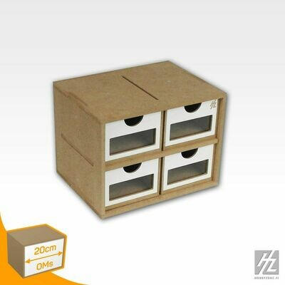 Schubladenmodul schmall x 4  - HobbyZone