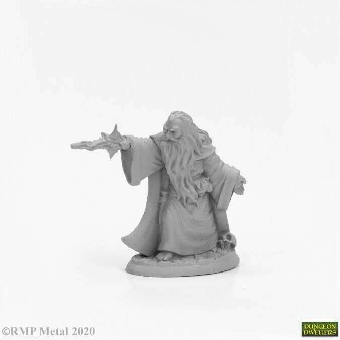 Erebus Nalas, Evil Sorcerer - Dungeon Dwellers - Reaper Miniatures