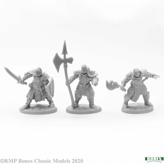 Knights of the Realm (3) - Bones - Reaper Miniatures