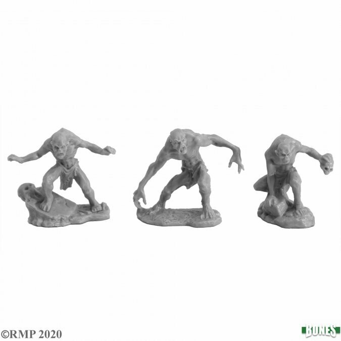 Ghouls (2) and Ghast - Bones - Reaper Miniatures
