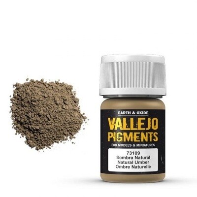 Pigment Natural Umber 30ml - Vallejo - Farben