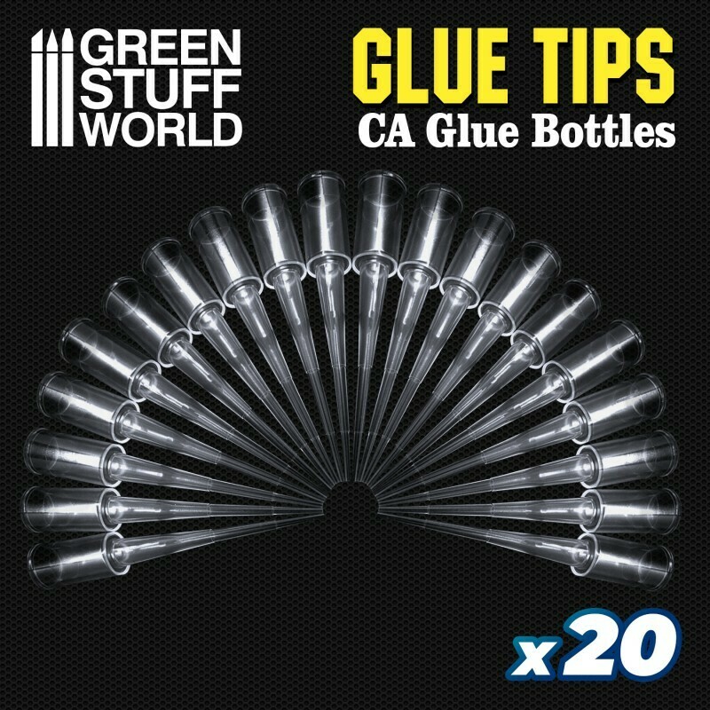 20x Glue Tips for Super Glue Bottles Super Glue Instant Glue - Greenstuff World
