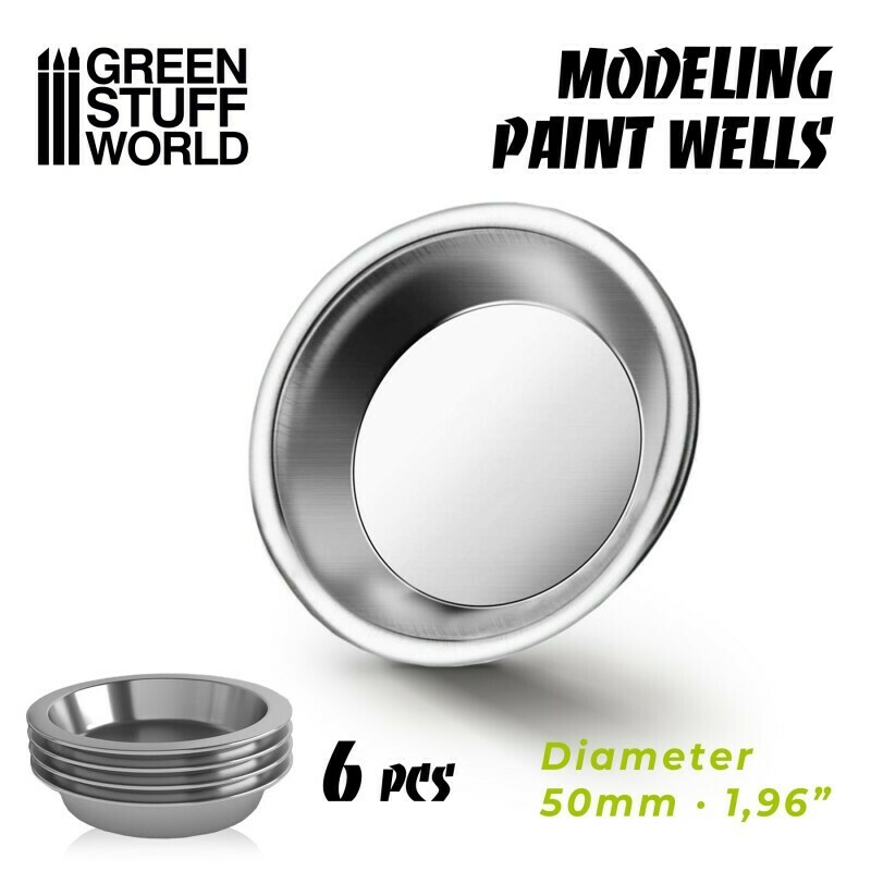 Modelling Paint Wells x6 - Greenstuff World