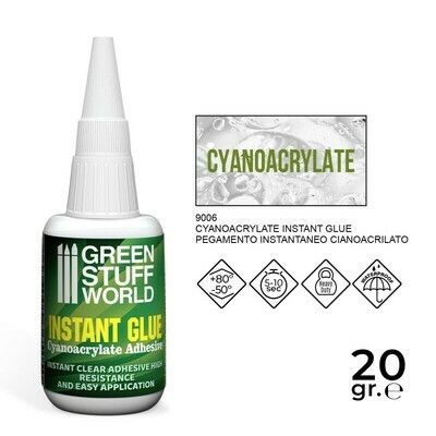 Cyanocrylate Adhesive 20gr. Super Glue Instant Glue - Greenstuff World