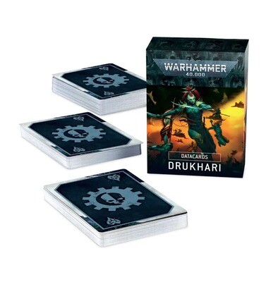 Datakarten: Drukhari (Deutsch) - Warhammer 40.000 - Games Workshop Datakarten: Drukhari (Deutsch) - Warhammer 40.000 - Games Workshop